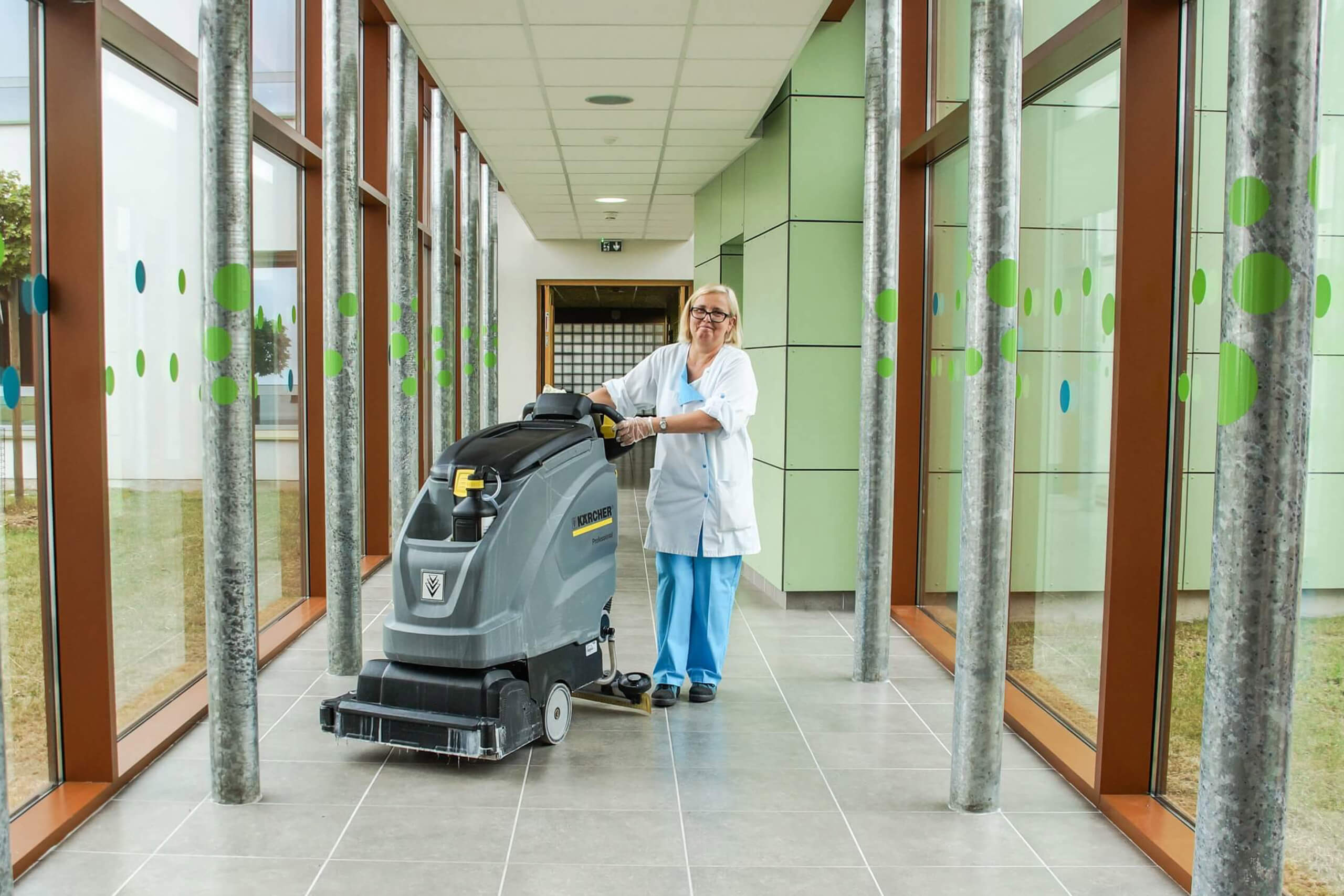 nettoyage avec autolaveuse